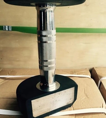 Metalen en rubberen hex-dumbbell met meerdere functies