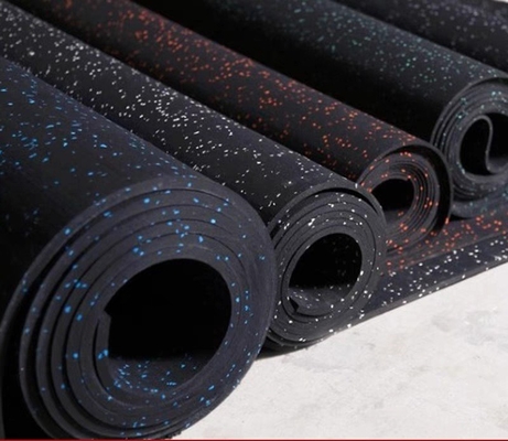 Gym rubber mat met dikte opties van 10mm/15mm/20mm/25mm/30mm en hoge duurzaamheid