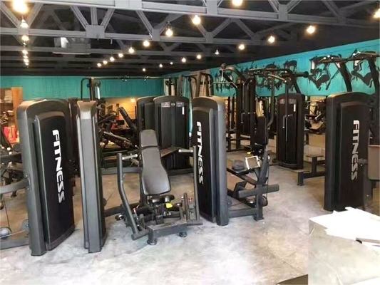 Gewichtsstapel Pin geladen spiertrainer Gym apparatuur voor commerciële krachttraining