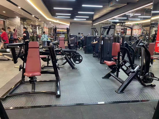 Gewichtsstapel Pin geladen spiertrainer Gym apparatuur voor commerciële krachttraining