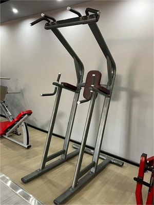 Sporttoerusting Tilt-up Bar Leg Lift en Borst Schouder Workout Power Tower Dip Station