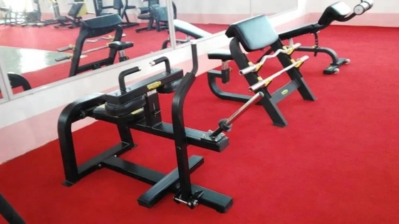 Commerciële gym fitness apparatuur zittende kalf opheffen machine met aangepast logo beschikbaard