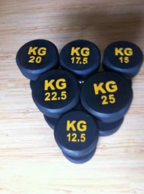 Freeman Fitness Equipment Rubber Coated Steel Dumbbell voor mannen vrijgewicht training