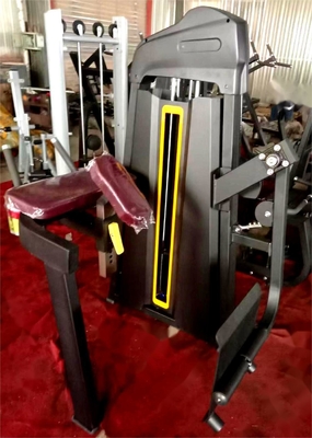 Professionele fitnessapparatuur zittende bicepmachine voor krachttraining