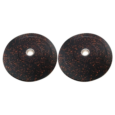 Multicolor Particle Point Disc Rubber Bumper Weightlifting Barbell met moderne stijl