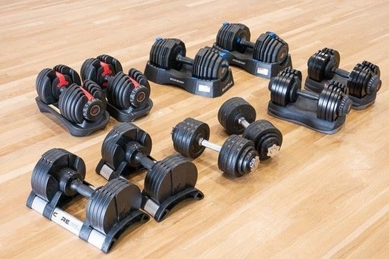 Krijg sterkere armen met verstelbare halters Mensen vrije gewicht training set