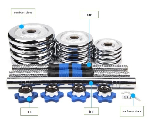 Optioneel Selecteerbaar Frame Kleur Dumbbell Set voor mannen Bodybuilding Fitness apparatuur