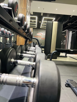 Staalvrij gewichtheffen Gymtoestel Dumbbell Rubbercoated voor Unisex 5-25kg