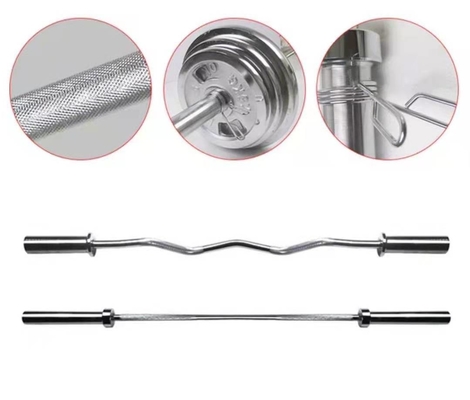 5-20 kg Gewichtsplaten Curl Barbell Bar voor Befreeman Gym Roestvrij staal