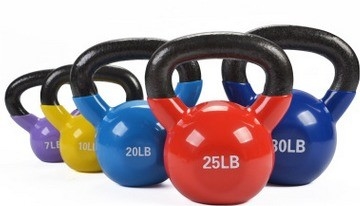 Kettlebell voor professionele workout Unisex poeder gecoat gietijzer vrij gewicht