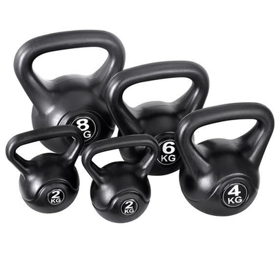 Unisex Fitness Training Competitie Kettlebell Set met gietijzer en poedercoating