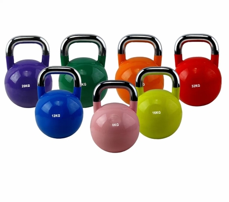 Gym Fitness Unisex kleurrijke geschilderde gietijzeren kettlebells voor krachttraining
