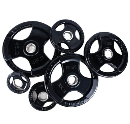 Unisex rubber barbell gewicht platen Perfect voor elke fitness doel 2.5/5/10/25/35/45lbs