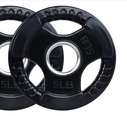 Unisex rubber barbell gewicht platen Perfect voor elke fitness doel 2.5/5/10/25/35/45lbs