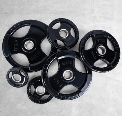 Unisex rubber barbell gewicht platen Perfect voor elke fitness doel 2.5/5/10/25/35/45lbs