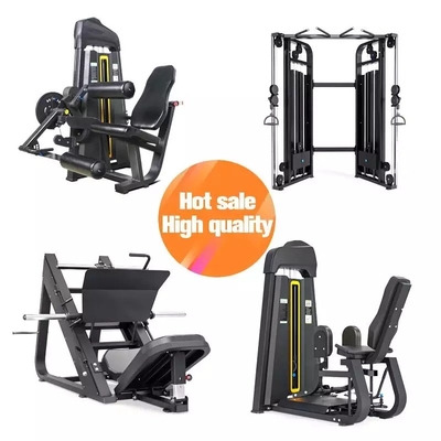 Home Gym Exercise Equipment 2 in 1 Zittende Leg Extension Curl Machine voor Bodybuilding
