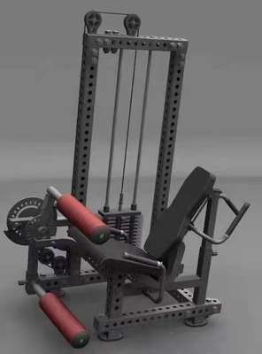Bodybuilding Oefenapparatuur Tweezijdig zittende Leg Curl Leg Extension Functionele Trainer