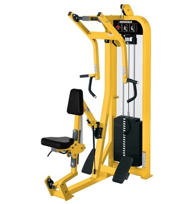 Indoor Sport Steel Pin Load Selection Back Extension Seated Row Machine voor commercieel gebruik