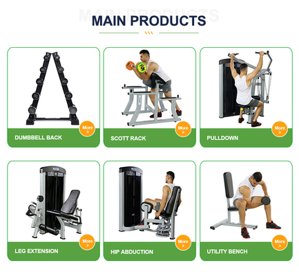 Gym-apparatuur Middelgrote laadmachine zijdelingse lage rijmachine voor fitness- en krachttraining