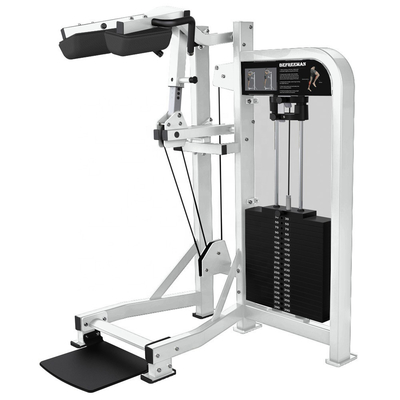 Fitness Steel Standing Calf Lift Machine Medium Loader Type met Pin Load Selection