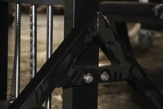 Verlengmachine voor krachttraining met rugleuning van het type middelgrote ladingmachine van staal