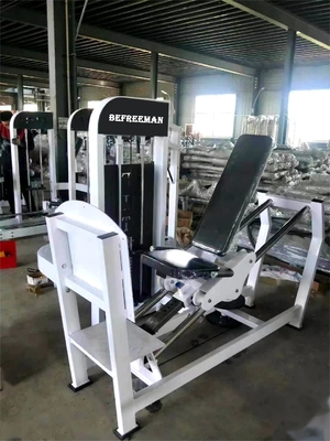 Met behulp van zittende been pers machine Steel Pin Load Selectie voor fitness kracht training