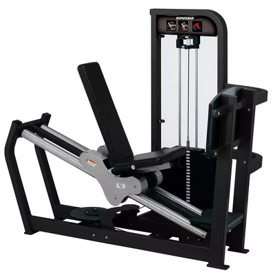 Met behulp van zittende been pers machine Steel Pin Load Selectie voor fitness kracht training