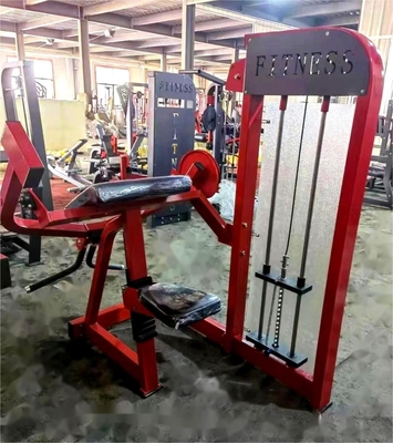 Medium Loader Pin Loaded Steel Gezeten Biceps Curl voor Krachttraining Gymapparatuur