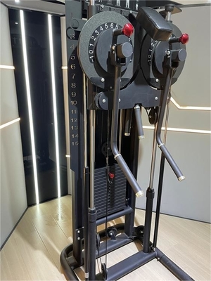 Medium Loader Fitness Oefening Lichaam Schouder Lateraal Opheffen Staande Multi Flight Pin geladen Machine
