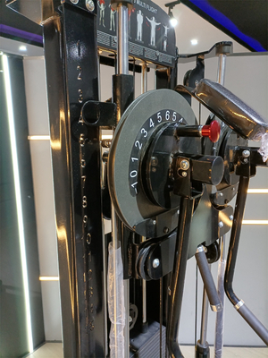 Medium Loader Fitness Oefening Lichaam Schouder Lateraal Opheffen Staande Multi Flight Pin geladen Machine