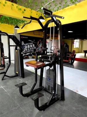 Medium Loader Fitness Krachttraining Pin Load Selection Machines Pull Up Dip Station 1500*1205*2310