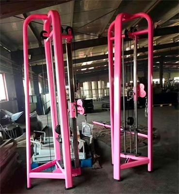 Medium Loader Gym Equipment Verstelbare katrolen Achterste oefening Squat Rack Cable Crossover Machine