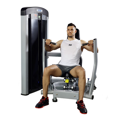 Fitness Commerciële fitness training pin load zittende borstpressemachine met gewichtsstapel