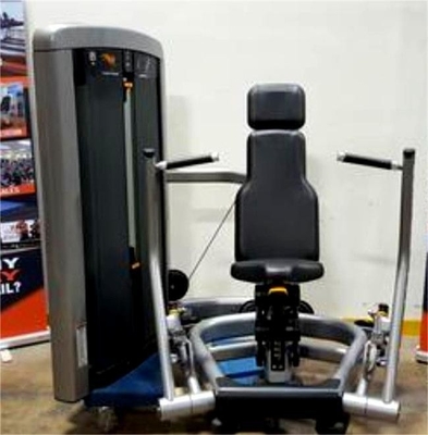 Fitness Commerciële fitness training pin load zittende borstpressemachine met gewichtsstapel