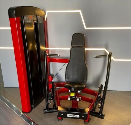 Fitness Commerciële fitness training pin load zittende borstpressemachine met gewichtsstapel