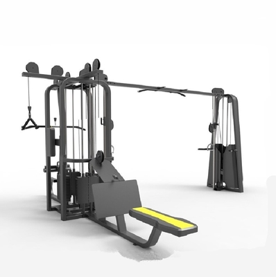 Grote laadmachine 5 Station Multi Gym Commerciële krachttraining Multi Jungle Gym Station