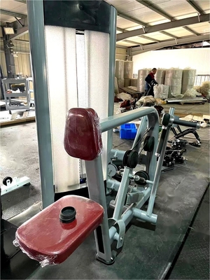 Stalen roeimachine voor commerciële schouderrugbewegingen in fitness