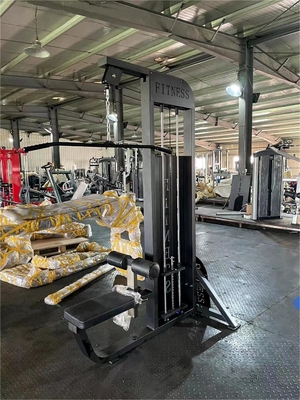 Dropset Pins Dual Function Borst Achteruitdrukkers Low Row Lat Pulldown Machine voor 3 jaar