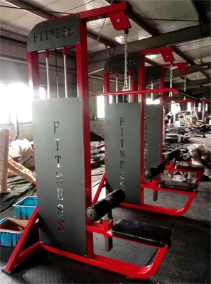 Verbeter de schoudersterkte met dropsetpinnen op zittende Lat Pull Down fitnessapparatuur