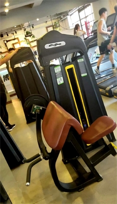 Pin geladen zittende schouders rug training camber curl biceps machine voor uw sportschool