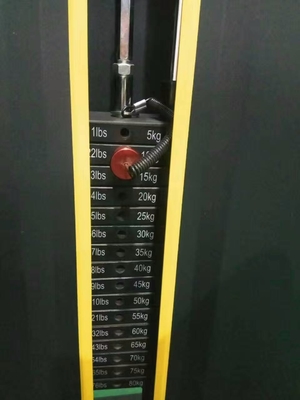 Commerciële krachttraining gemakkelijker gemaakt met 194kg capaciteit achterste rij machine