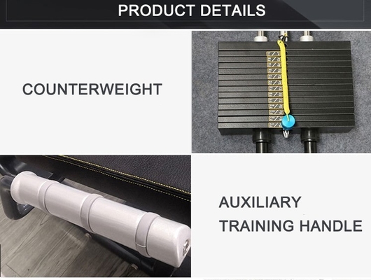 Fitnessapparatuur Heup Adductor Machine met 226 kg gewicht en staal materiaal