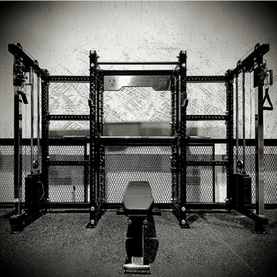 Sportmachines Fitness Power Rack voor op maat gemaakte kleuren gymapparatuur Commercieel
