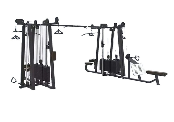 Medium Loader Multi Station Gym Bodybuilding apparatuur voor krachttraining 8 Station