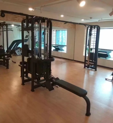 8 Station Lat trekken naar beneden Long Pull Back Press Cable Crossover Low Row kin op en neer
