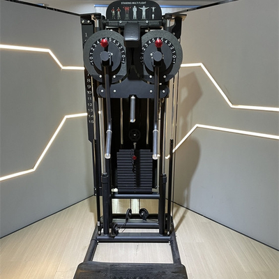 Gym en fitnesscentrum Multifunctionele staande zijdelingse ophefmachine 1400*760*1960mm