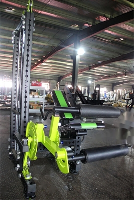 Functionele fitness zittende beenverlenging en knipoogkrulmachine met middelgrote laadmachine