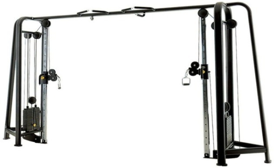 Multifunktioneel trainingsrack kabel crossover fitnessmachine met 80 kg * 2 gewichtsstapel