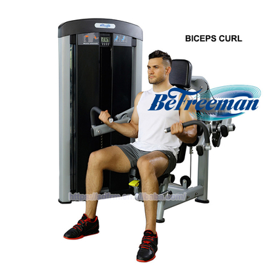 Twee lagen elektrostatisch poeder coating biceps curl triceps machine voor effectieve trainingen