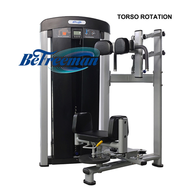 Tweelaagse elektrostatische poedercoating Gym Fitness apparatuur Rotary Torso Machine